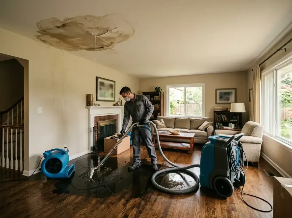 attic-pipe-burst-ceiling-drip-008 — frequently asked questions, Water Damage Restoration & Carpet Care in Kansas City, MO